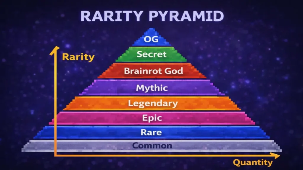 Rarity Pyramid Steal a Brainrot