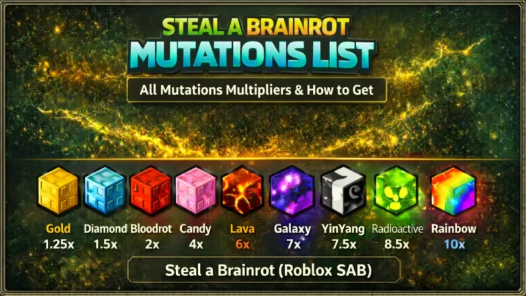 Steal a Brainrot Mutations List