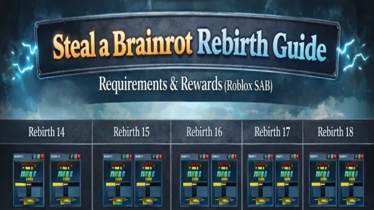 Steal a Brainrot Rebirth Guide