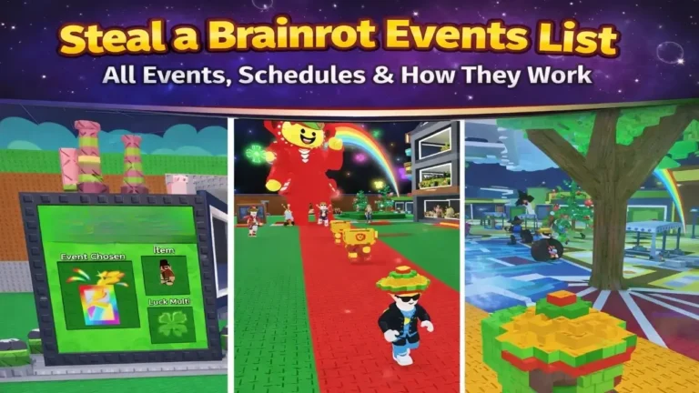 Steal a Brainrot Roblex Events Banner