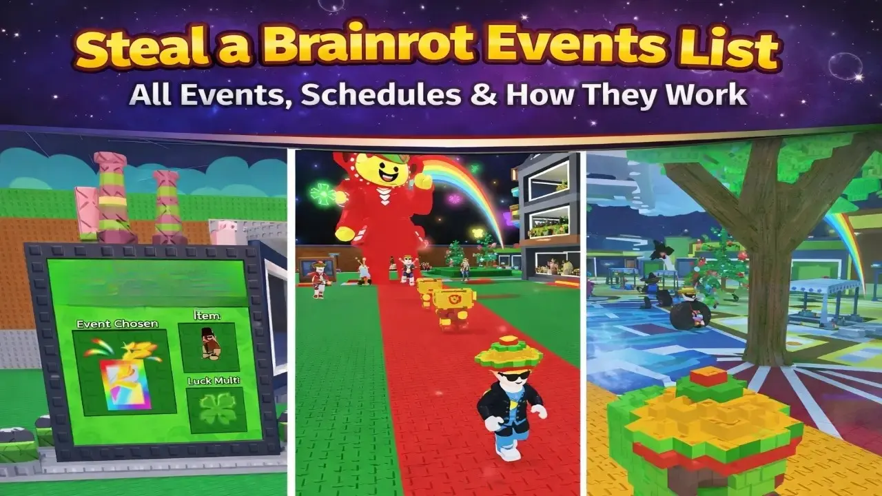 Steal a Brainrot Roblex Events Banner