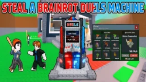 Steal a Brainrot Duels Machine Guide page